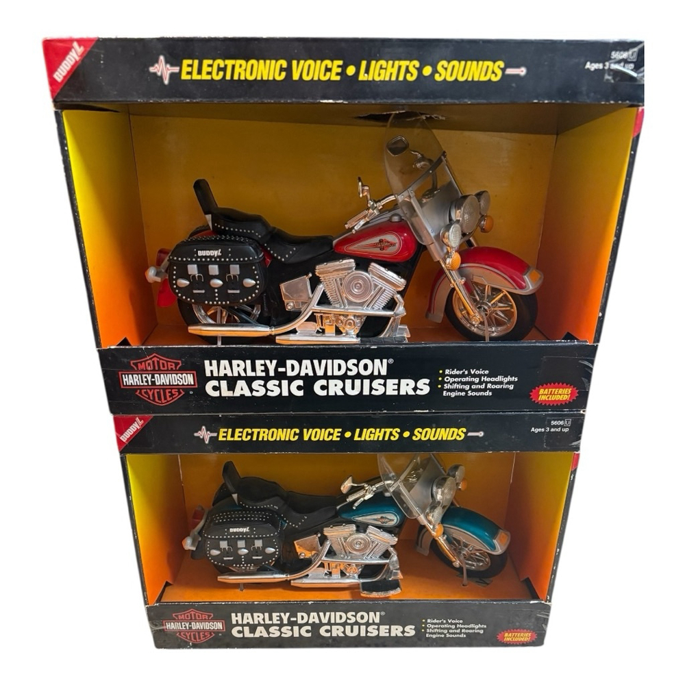 Buddy L Harley-Davidson Classic Cruisers One Size Lot of 2